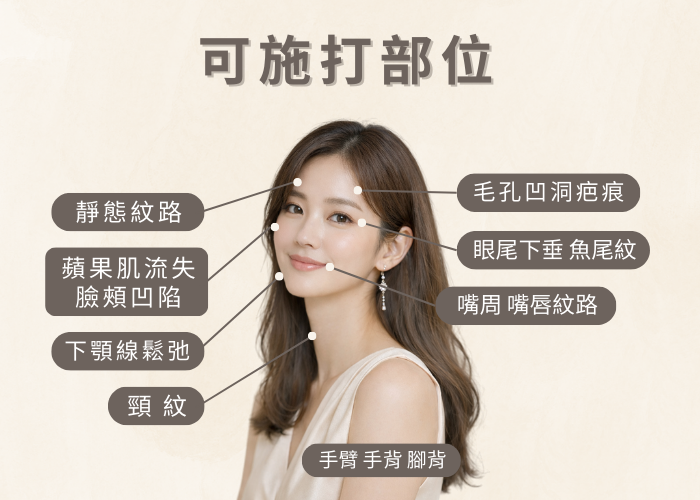 逆時針可施的部位